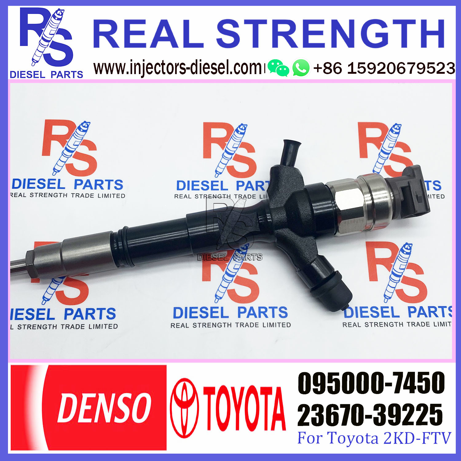 095000-7450 Fuel Injector Diesel Fuel Injector 095000-7820 23670-30290 2367030290 0950007450
