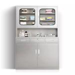 201 Stainless Steel Medicine Cabinet Durable Hospital Medicine Cabinet 2 Drawer