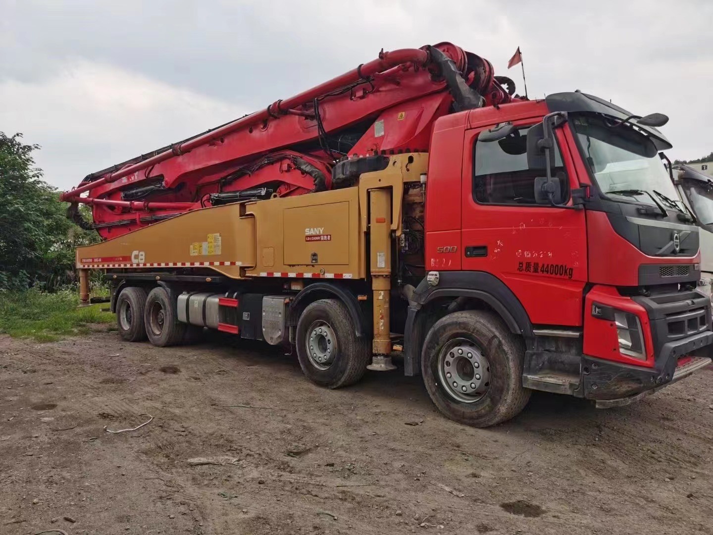 56m 2018 Volvo Sany Concrete Pump Second Hand SYM5446THB 560C-8A