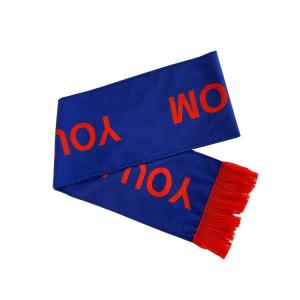 Quality Pantone Color Flag Print Scarf Knitted Polyester Fleece Material wholesale
