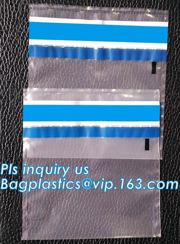 Opaque Tamper Evident Sealing Plastic Bank Money Steb Security Bag / Custom Self Adhesive Plastic Courier Bag, bagease