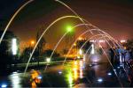 Colorful Laminar 1m Water Dancing Jumping Fountain Jets