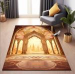 Special Arabic Printed Worship Mat National Style Prayer Floor Carpet Rug