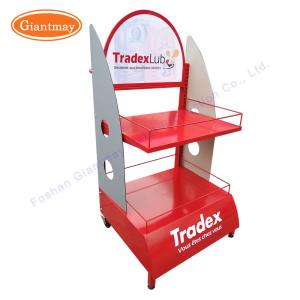 Quality 2 Tiers Lubricant Display Stand Oil Display Rack wholesale