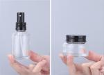 100ml Push Transparent Lotion Bottle Cream Refillable Glass Perfume Bottle