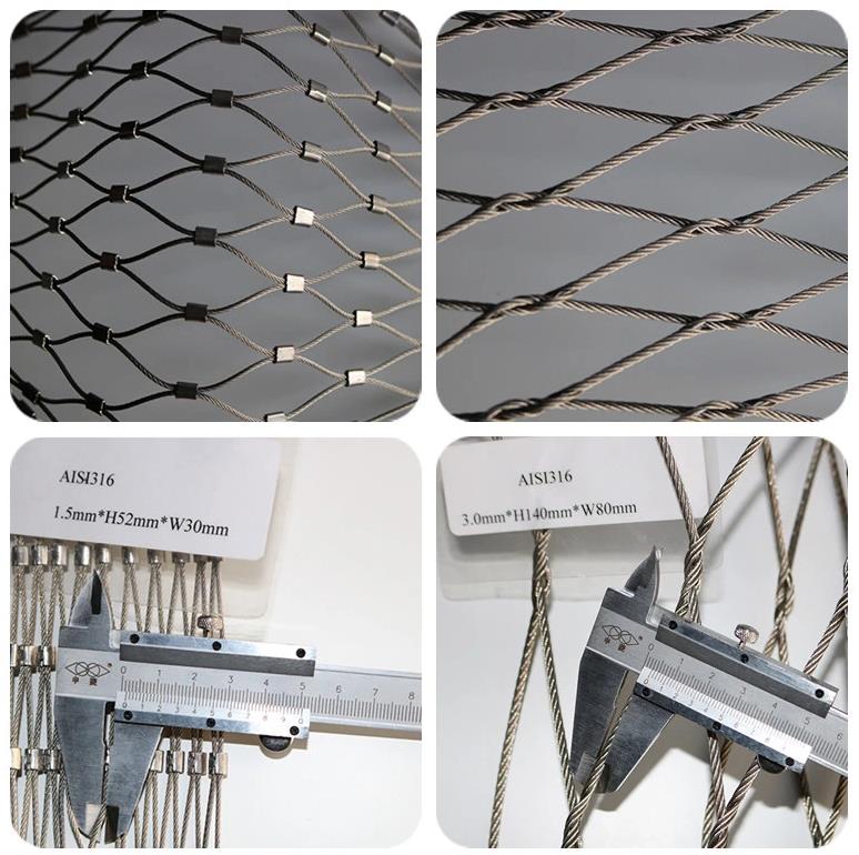ferrule wire rope mesh