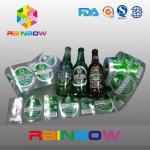 PET / PVC Heat Shrink Sleeve Labels For Wine / Juice , Custom Printing Logo