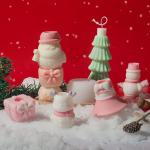 Silicone Christmas Mold for DIY Wax Candle Soap Art Craft Cake Chocolate Home