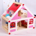 37.5cm Casa Vintage Wooden Dollhouse Furniture DIY Miniature