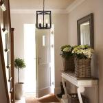 Industrial Metal Lantern Chandeliers 4-Light Adjustable Height Farmhouse