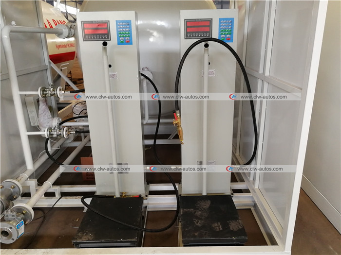10Units 10,000Liter LPG Skid Plant Cooking Gas Skid Station in Nigeria