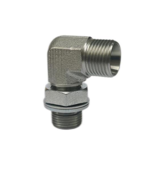 1cg9 Hydraulic Male Elbow Adapter 90 Degree Elbow Hydraulic Fittings with Rubber
