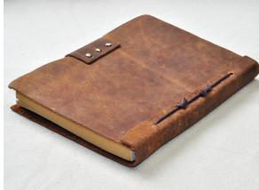 Quality 140 Pages Travel Diary Notebook , Leather Travel Journal Pocket Size 5.2 X 4 Inch wholesale