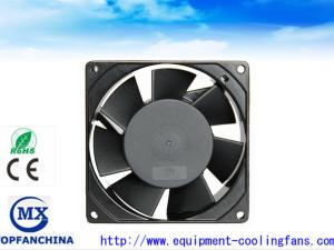 Quality Aluminum Frame AC Industrial Ventilation Fan , Ball Bearing 92mm Computer Fan wholesale