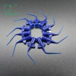 0.25mm Plastic Dental Needles Capillary Tip Long Curved