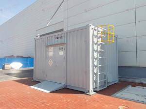 Quality Carbon Steel Chemical Storage Container With Customizable Door And Accessories wholesale
