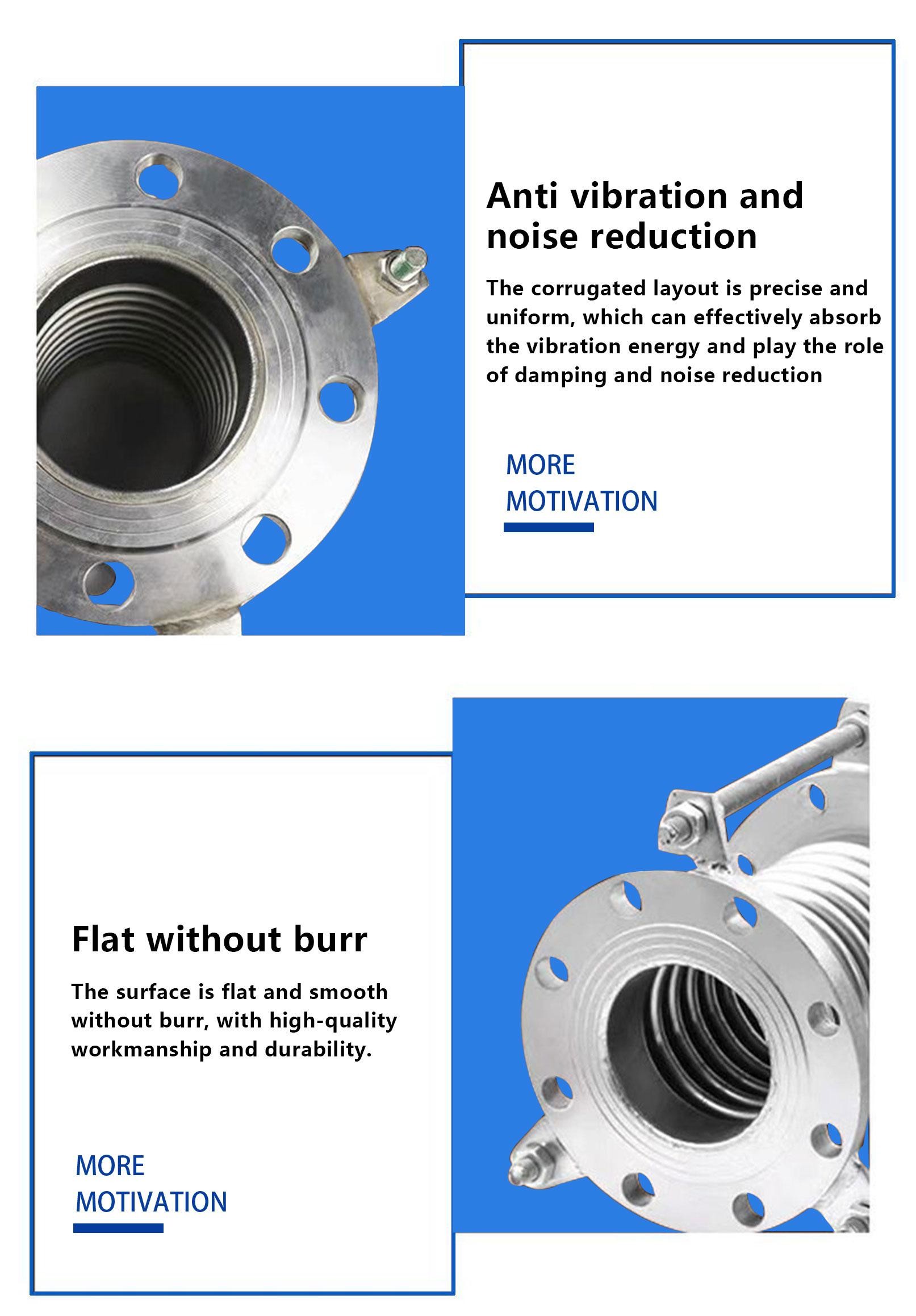 Anti-Torsion Ripple Compensator Metal Vibration Dampener