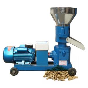 Quality Small Automatic Chicken Animal Feed Pellet Mill Flat Die Granulator wholesale