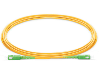 Simplex Duplex Fiber Optic Cable , LSZH Patch Cord CCTV Application