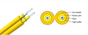 Quality Indoor Duplex Zip Cord GJFJBV Single Mode Fiber Optic Cable wholesale