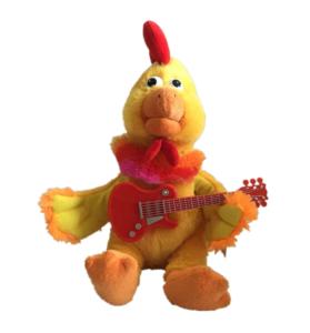 Quality 30cm 11.81 Inch Chicken Little Stuffed Animal Plush Toy Playing Guitar wholesale