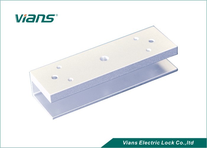 Stainless Steel F Shape Magnetic Lock Brackets for Frameless Glass Door