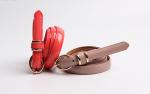 Women 'S PU Leather Belts / Skinny Casual Jean Belt With Metal Buckle
