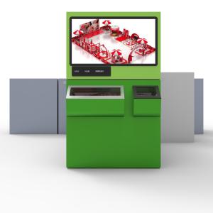 Quality Malls 50&quot; Touch Screen RVM Plastic Bottle Recycling Vending Machine wholesale