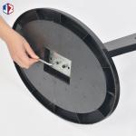 Vertical 1290x460mm Poster Display Stand Black V Stand Steel Plate