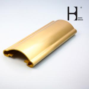 Quality Rust Resistant Brass Handrail , HPb58-2.5 Metal Handrail Profiles wholesale