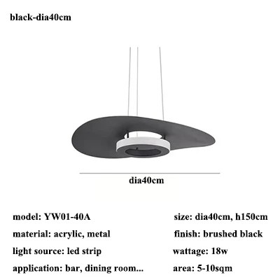 Modern Round Aluminum Led Pendant Lights For Living Room Dining Room LED Chandelier(WH-AP-586)