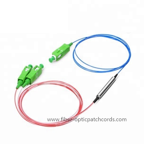 Fiber Polarization Beam Combiner PBS 1×2 FC/UPC Polarization Beam Splitter 3Port 1550nm Slow Axis