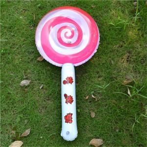 Quality PVC Inflatable LED Lollipop toy for kids wholesale