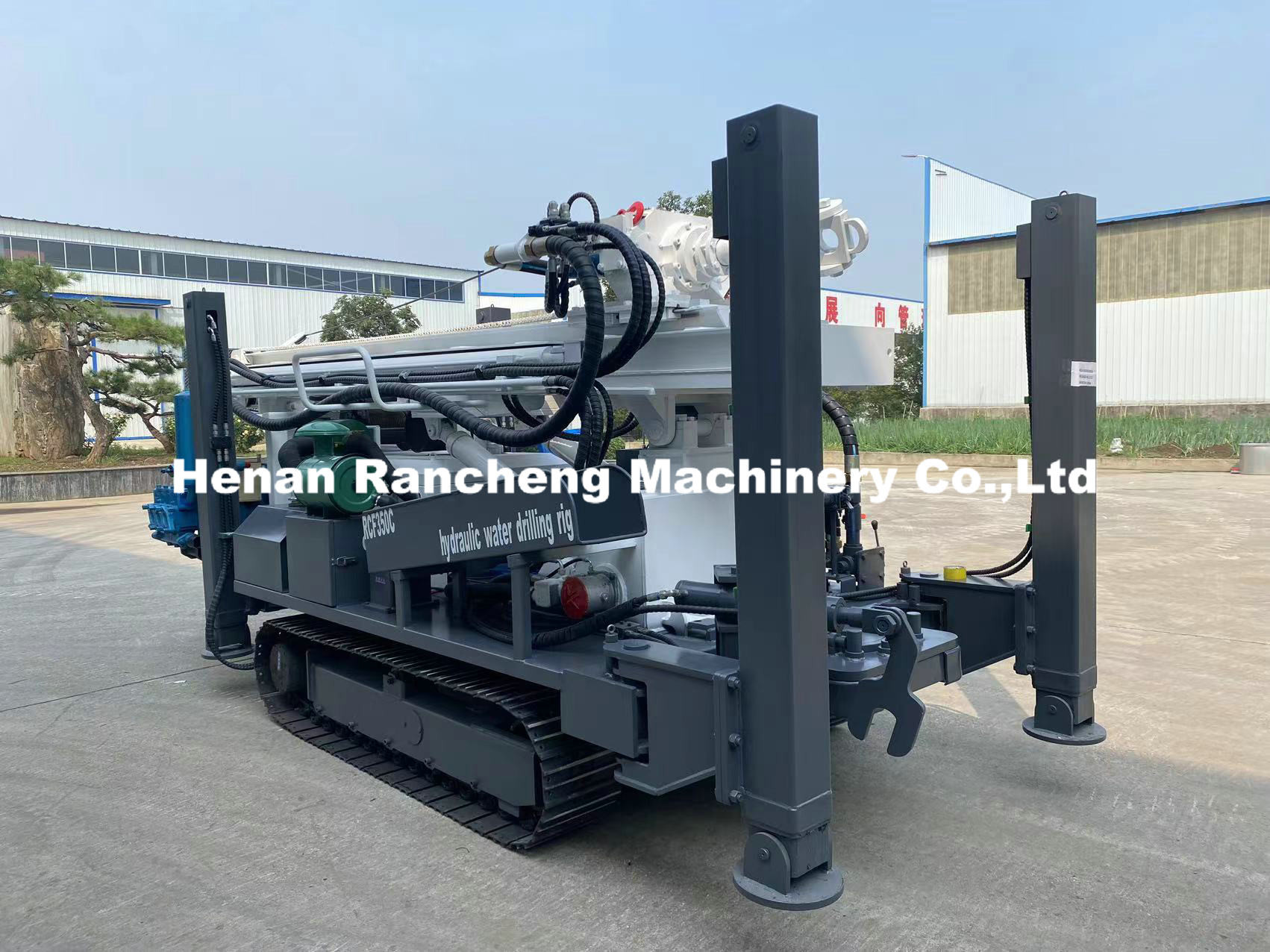 Rock Killer Drilling Rig 350m Deep Bore Well Drilling Machine With Diameter 100-350mm