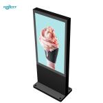 RoHS Floor Standing Digital Signage Display Outdoor Lcd Advertising Player 100
