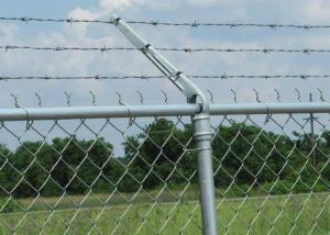 China Steel Pallet Pvc Coated Chain Link Construction Fence For Garden on sale