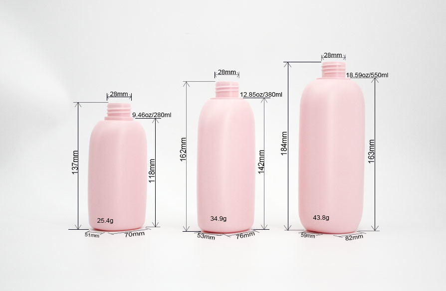 380ml 550ml HDPE Emulsion Bottle Plating Silver Spray Nozzle