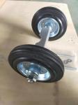 Sliding Gate Caster Wheel Heavy Duty Rubber Wheel with Universal Mount Plate