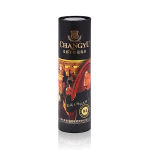 Quality Custom Colorful Printed Cylindrical Round Shape CMYK Color Paperboard Box for Wine Packaging wholesale