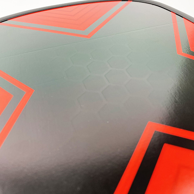 Red PU Custom Pickleball Paddle Wood Pickleball Paddles Outdoors Indoor Sports