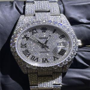 Quality Round Brilliant Cut Moissanite Watch Rolex wholesale
