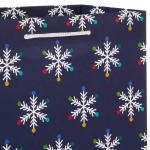 Christmas Gift Paper Bag For Decorative Party Bolsa De Navidad With Hand Length