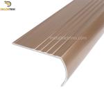 Metal Rose Gold Stair Nosing Tile Trim 40x25mm For Decoration
