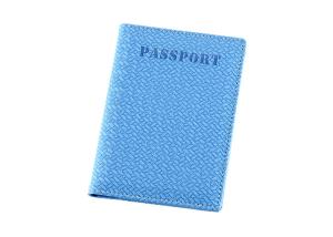 Quality Weave Pu Leather Passport Holder Women Rectangle Advertising Gift wholesale