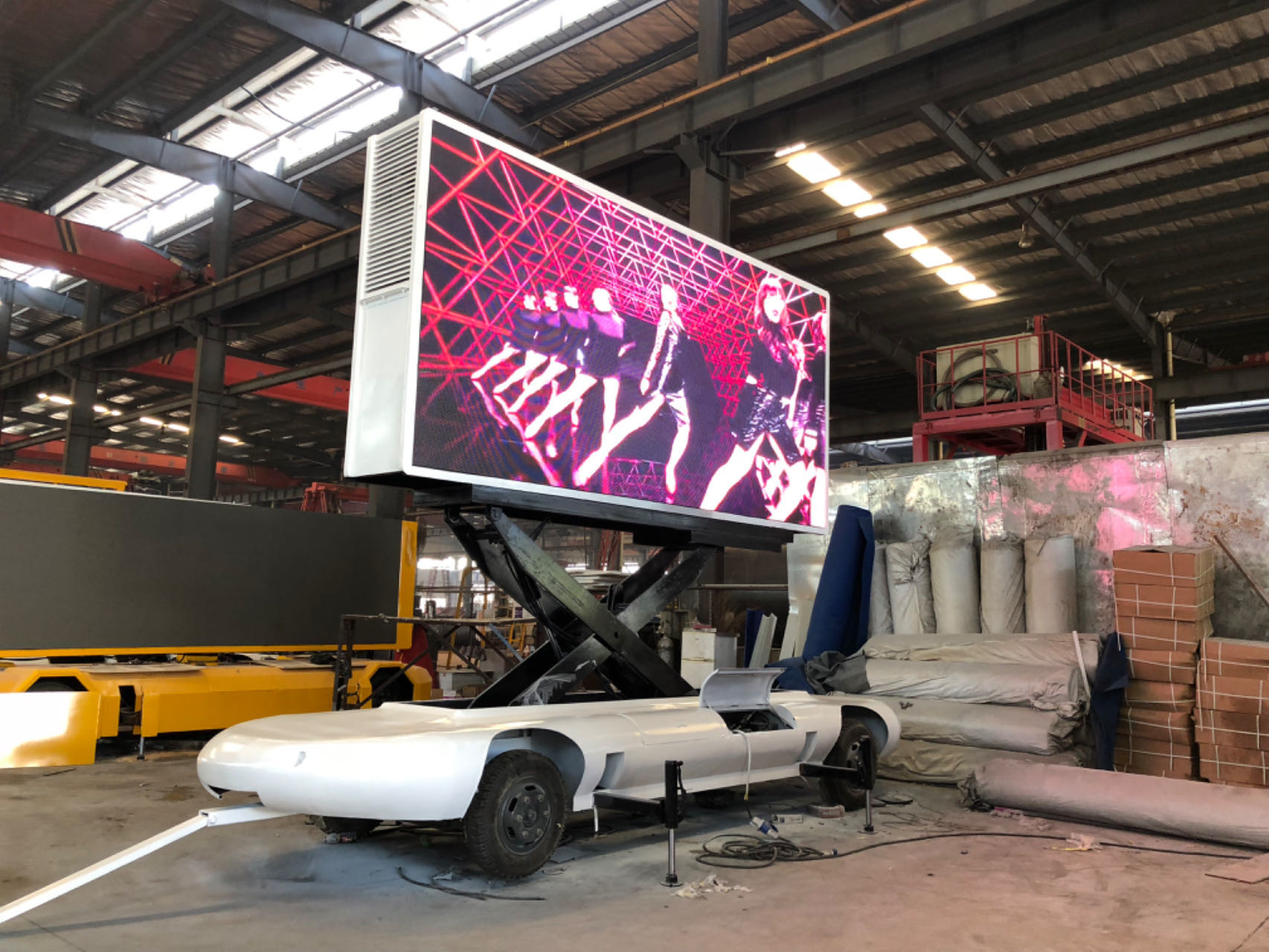 P4 P5 HD Truck Trailer Car Mobile Outdoor Advertising Led Sign Display For Mobile Store