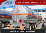 36000 Liters Petrol Tanker Trailers 3 cabins for fuel transportation