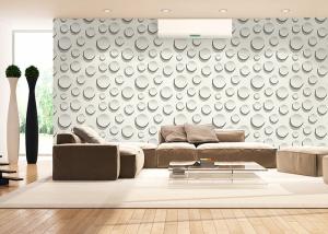 Quality Household Interior Modern Removable Wallpaper Fashion Round Bead Pattern wholesale