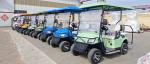 Maximum Travel Speed 45km/h 4 Passenger Hand Electric Golf Carts Batteries 48v
