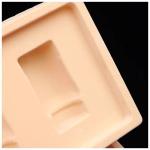 Customized disposable PP pet PVC PS flocking plastic black/white plastic vacuum
