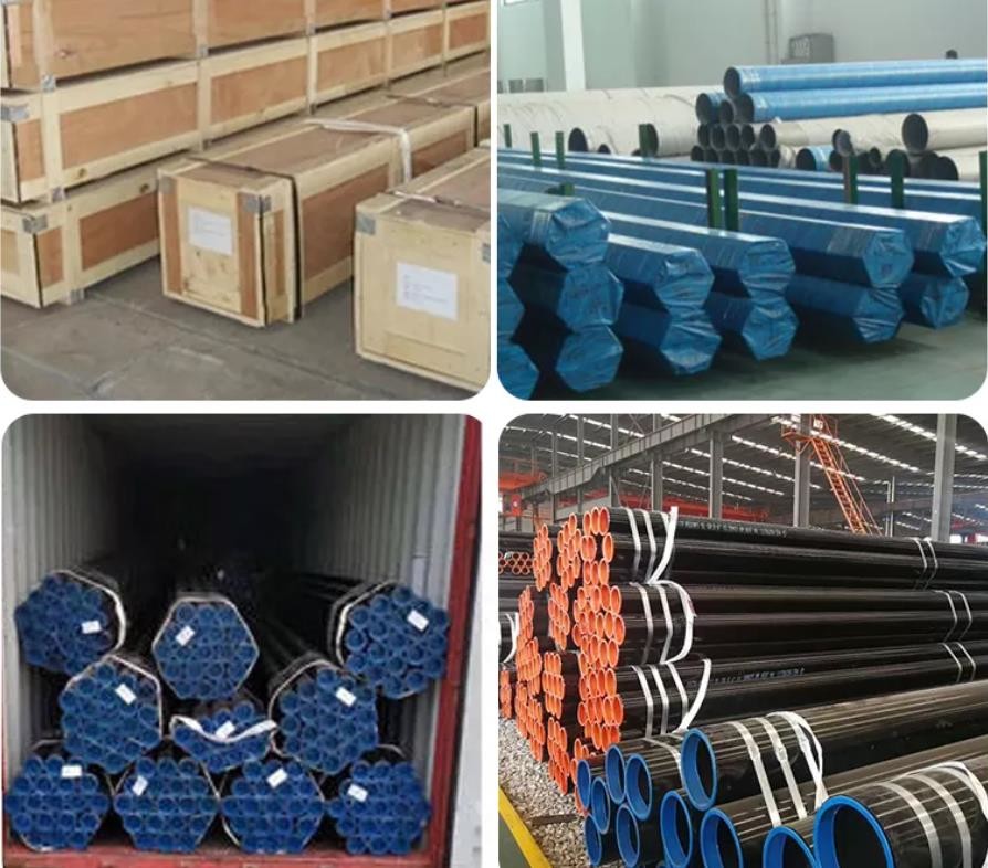 Hollow ASTM Carbon Steel Pipe Hot Rolled Grade ST35 ST45 ERW